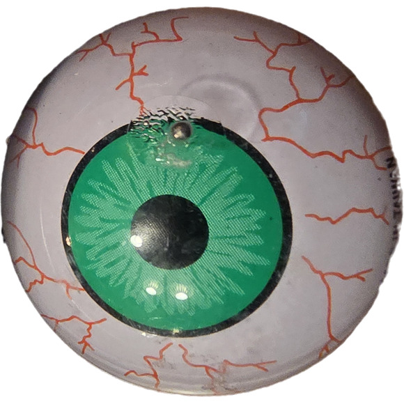 Vintage Floating Magic Glide GREEN Eye Jet Ball Monster‎ Toy - Picture 2 of 4